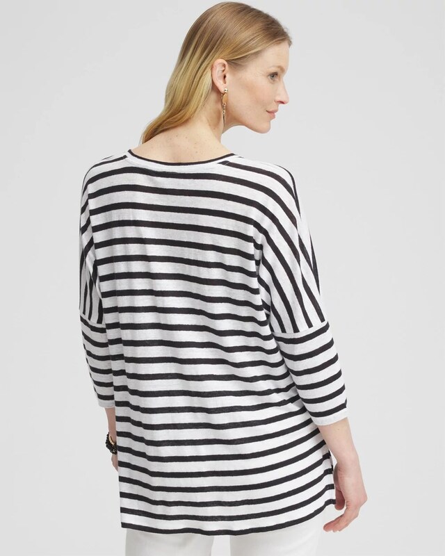 Linen Drop Shoulder Tunic - image 3